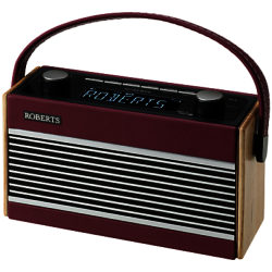 ROBERTS Rambler DAB/DAB+/FM Digital Radio, Dark Red